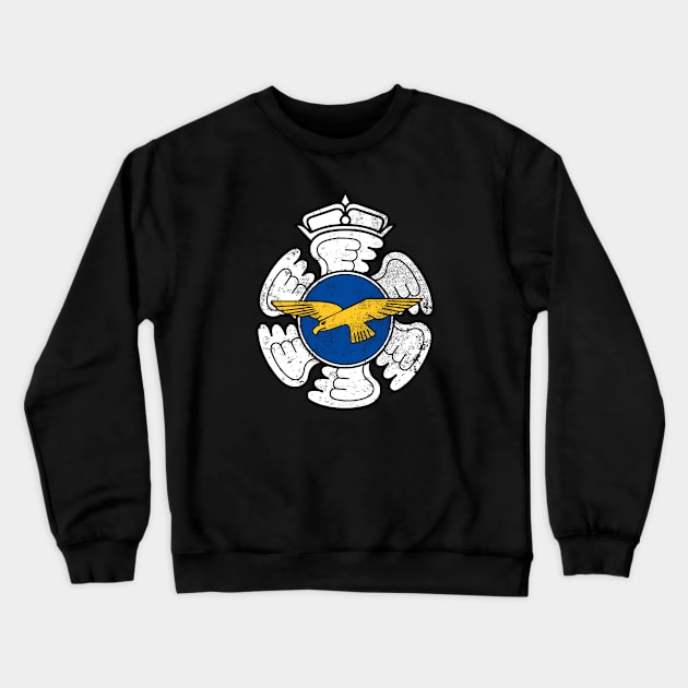 Finnish Air Force (distressed) Crewneck Sweatshirt by TCP